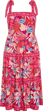 City Chic Paradiso Floral Maxi Sundress