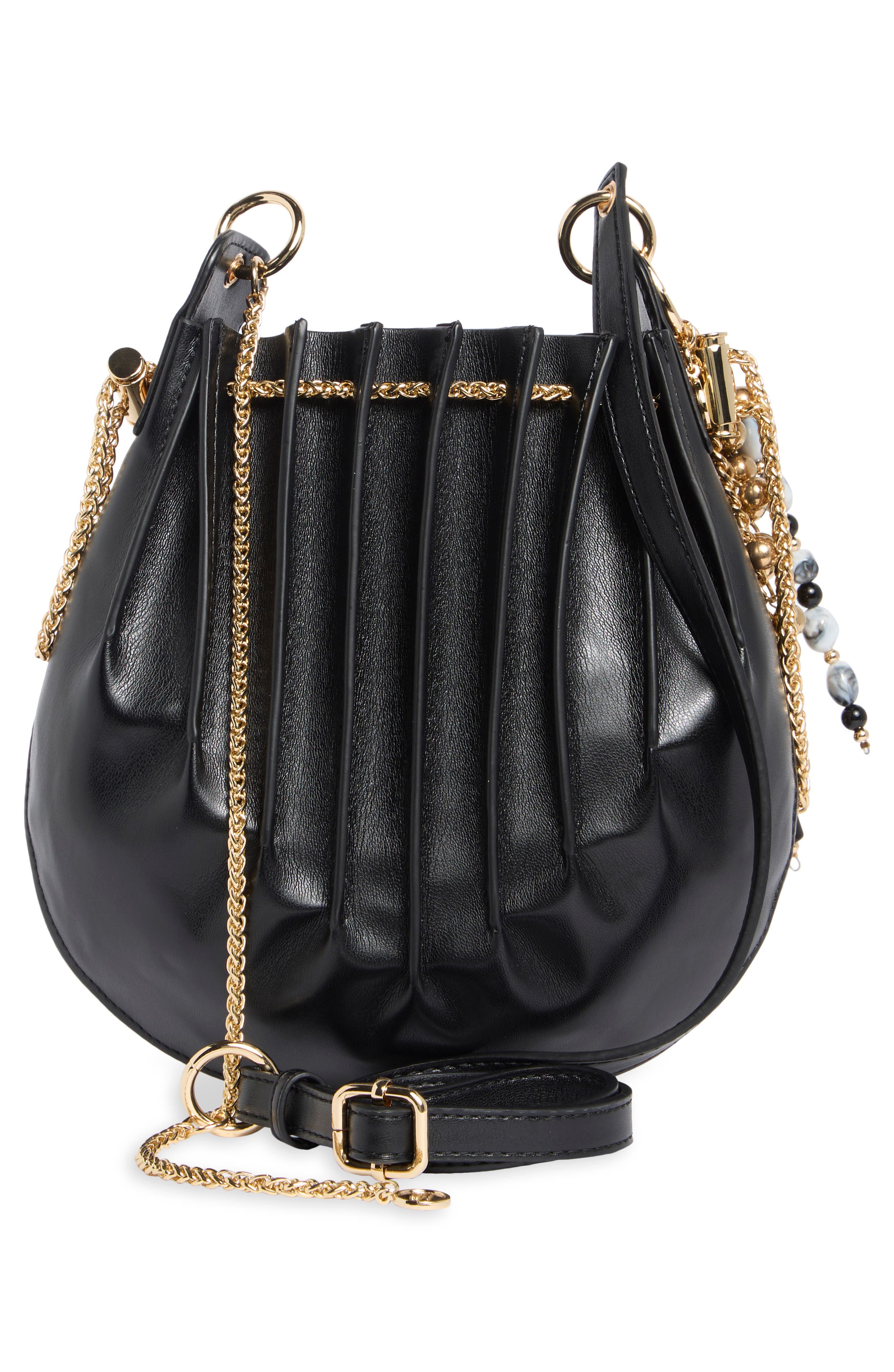 Steve Madden Briar Bucket Crossbody Bag, Alternate, color, Black