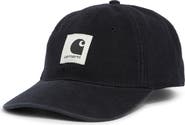 Carhartt Work In Progress Logo Patch Adjustable Cotton Canvas Ball Cap