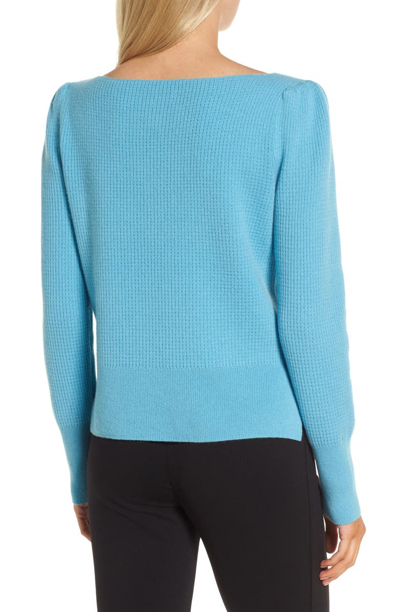 Nordstrom Signature Waffle Stitch Cashmere Sweater, Alternate, color, 