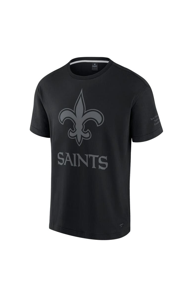 FANATICS Unisex Fanatics  Black New Orleans Saints Elements Iconic T-Shirt, Alternate, color, Black