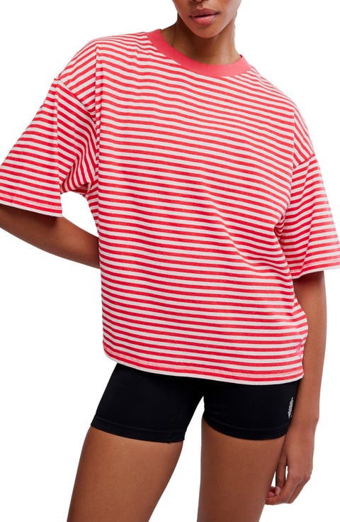 FP Movement Stripe Relaxed Fit Cotton T-Shirt