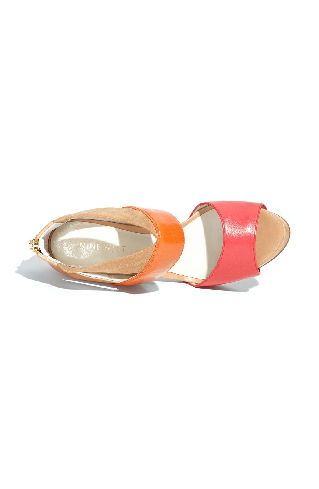 'Stylin' Sandal, Alternate, color, PINK/ ORANGE