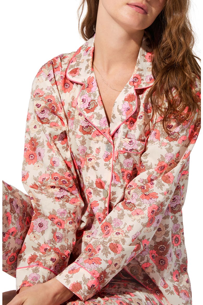 Cotton Lawn Pajamas, Alternate, color, MADELEINE