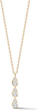 Dana Rebecca Designs Sophia Ryan Triple Diamond Drop Necklace