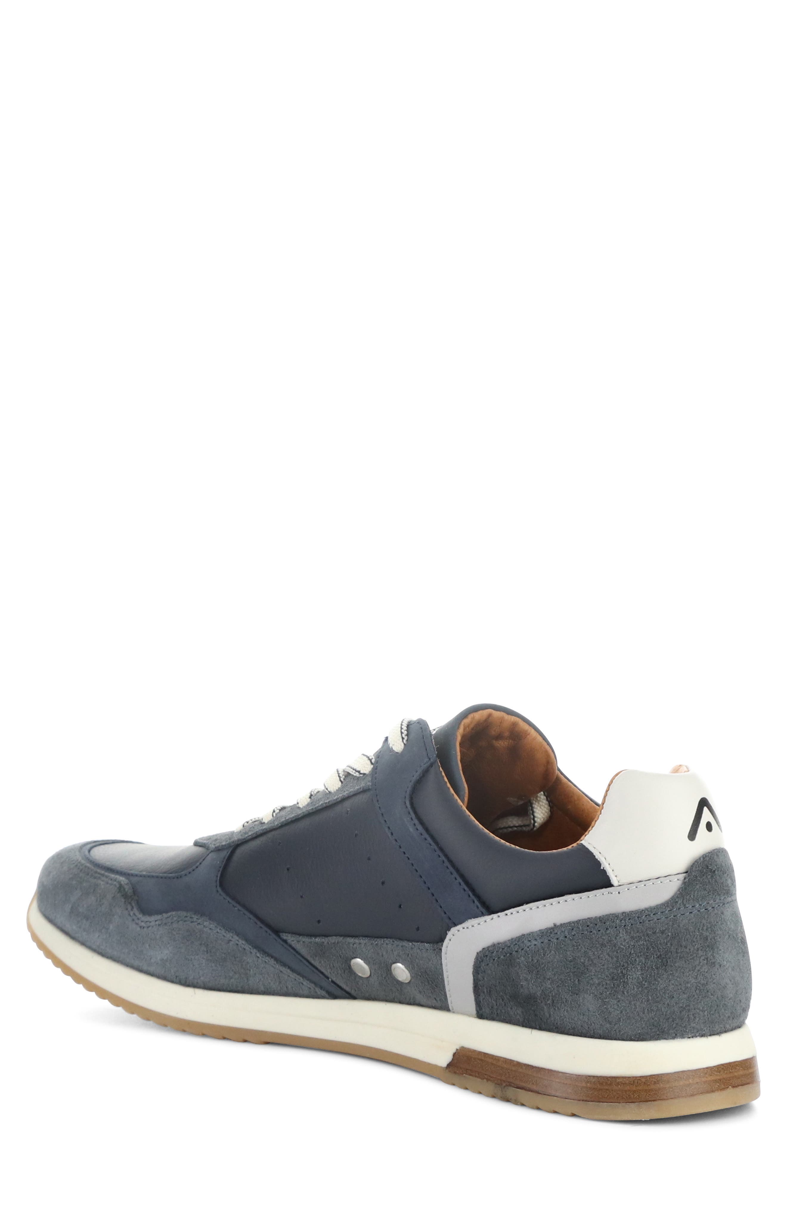 Ambitious 13425B Low Top Sneaker, Alternate, color, 11175Am Navy Leather/ Suede