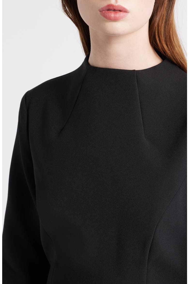 The Ultimate Muse Split Sleeve Minidress with Pockets, Alternate, color, BLACK