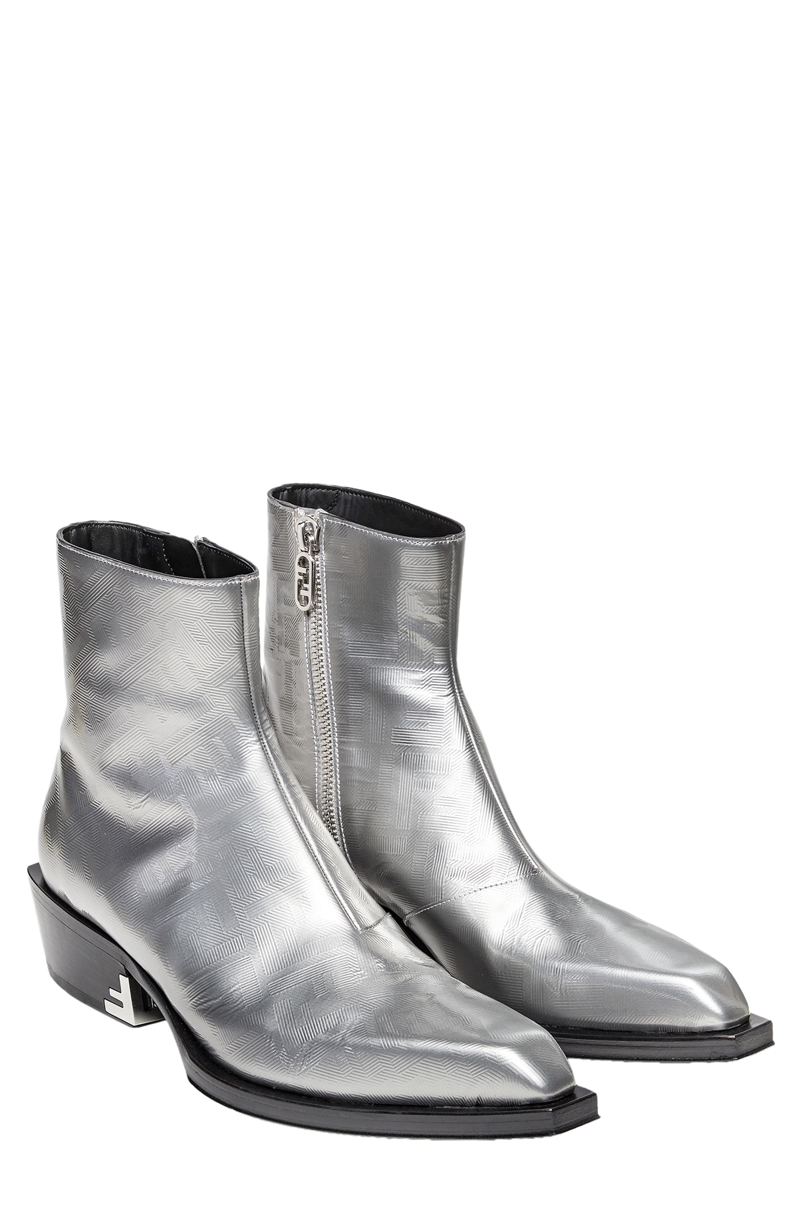 Fendi Stivaletto Ankle Boot, Alternate, color, 