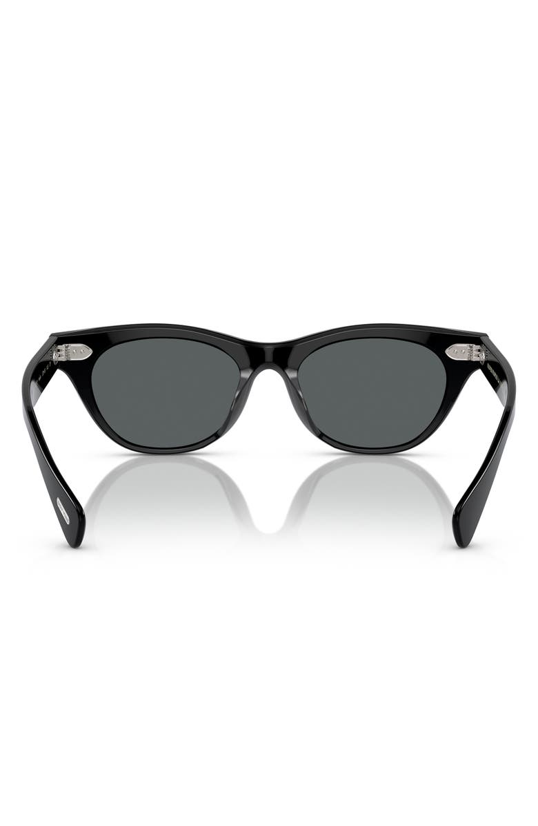 Oliver Peoples Avelin 52mm Polarized Cat Eye Sunglasses, Alternate, color,