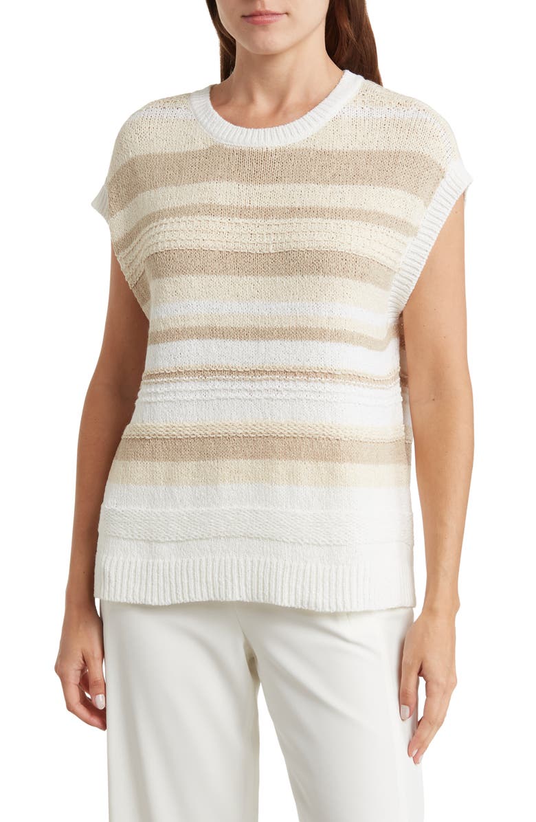 DKNY Stripe Sweater Tank, Main, color,