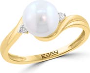 EFFY Freshwater Pearl & Diamond Ring