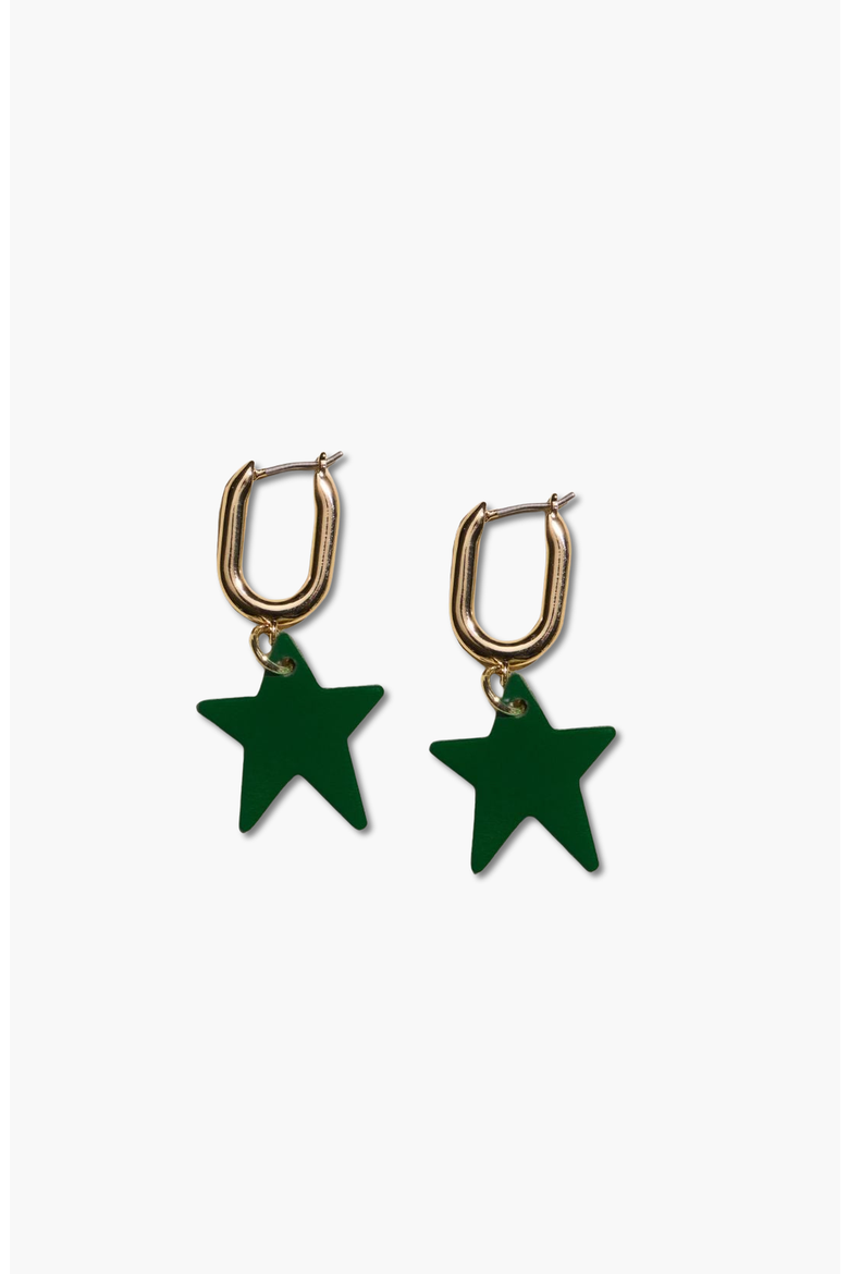 Tate Earrings, Main, color, Evergreen / Silver