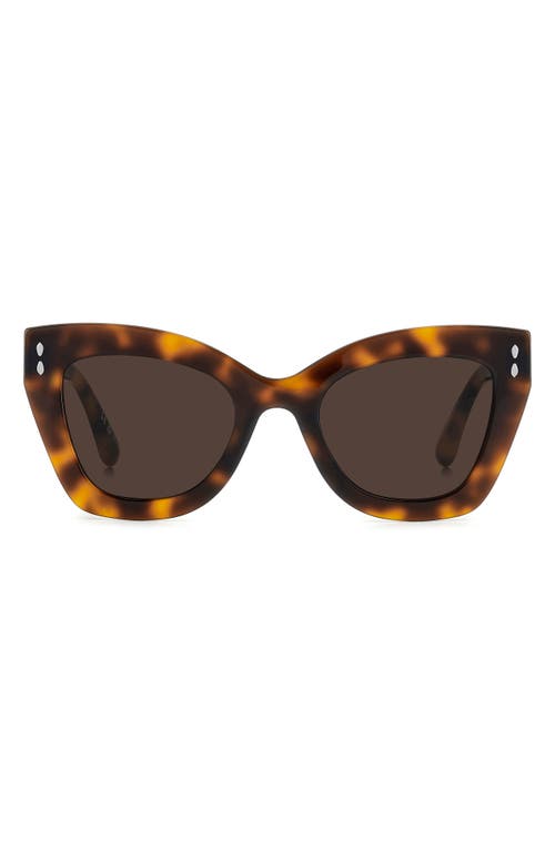 Isabel Marant 51mm Cat Eye Sunglasses In Brown