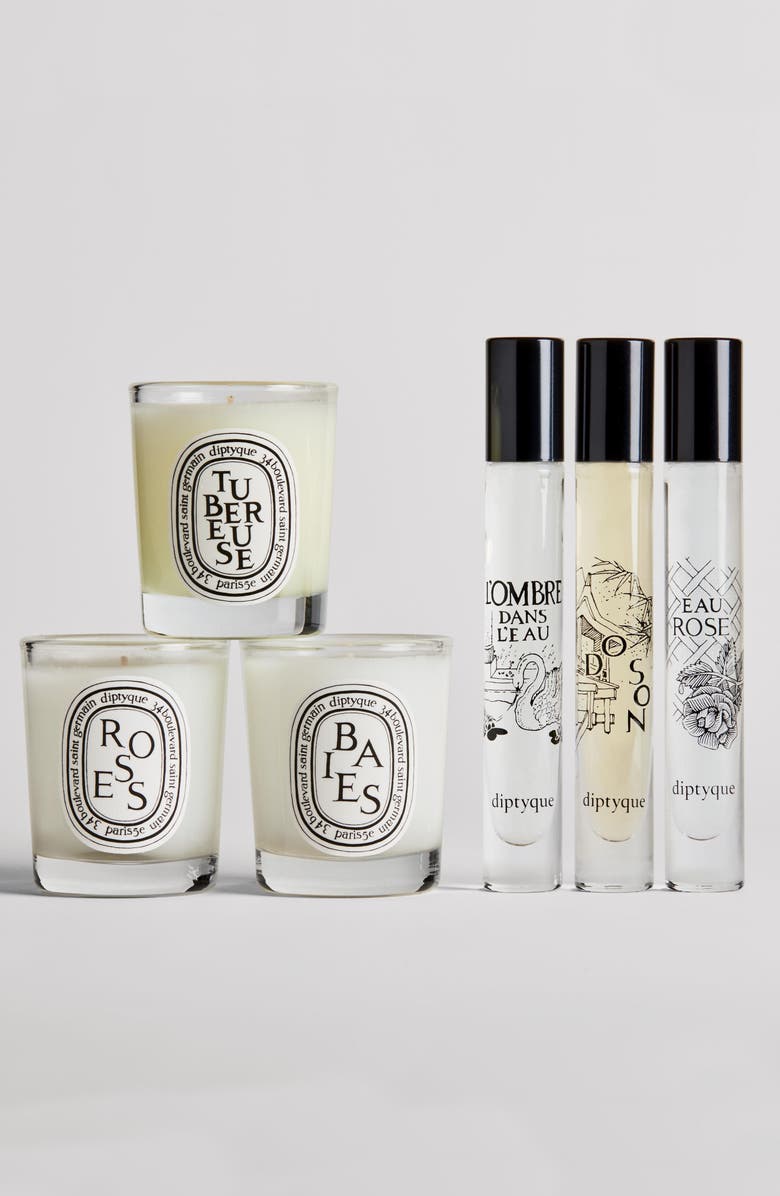 Diptyque Floral Candle & Eau de Toilette Set, Alternate, color,