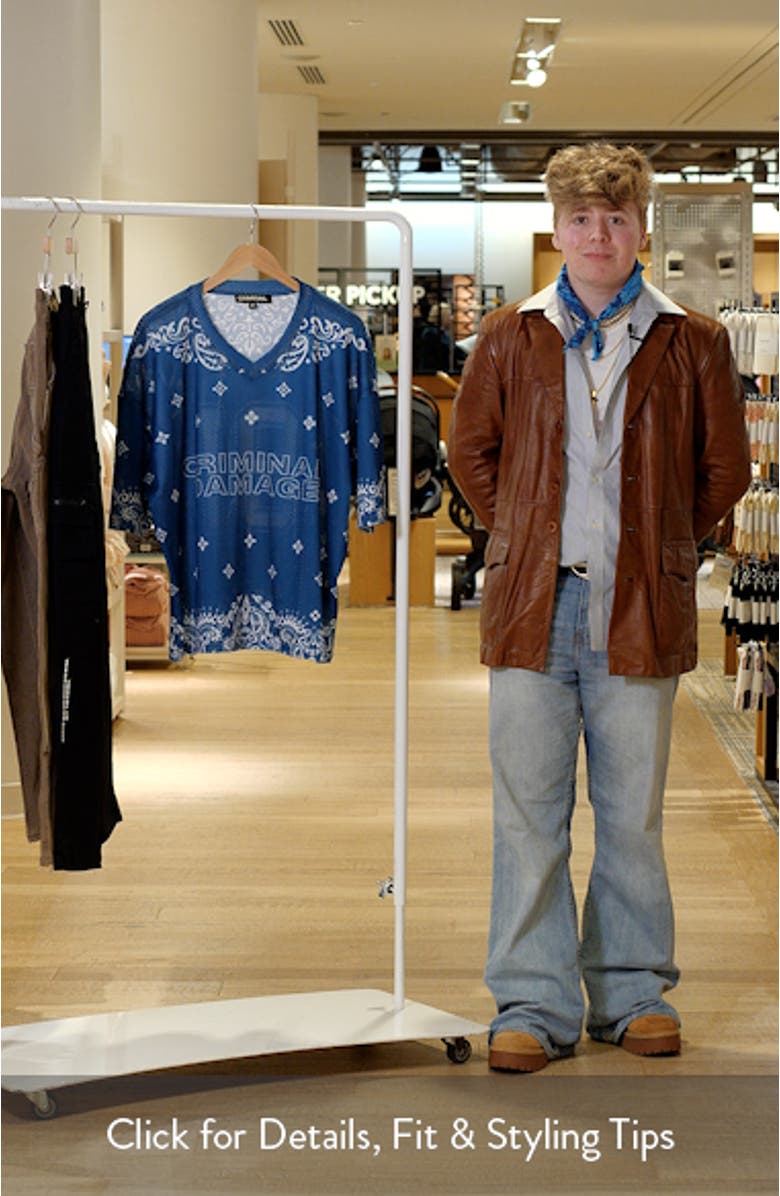 Paisley Mesh T-Shirt, sales video thumbnail