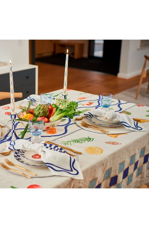 MISETTE MISETTE STILL LIFE LONG LINEN TABLECLOTH