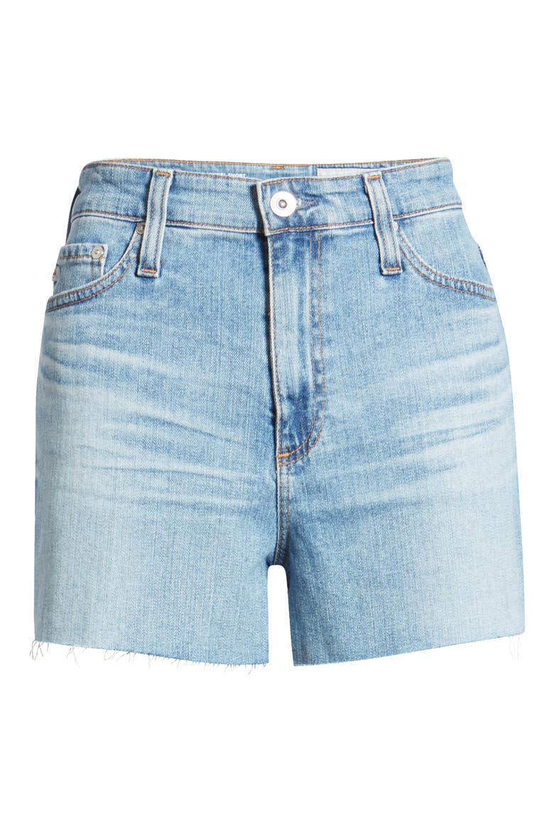 Mikkel High Waist Cutoff Denim Shorts, Alternate, color, 20 YEARS RECOVE