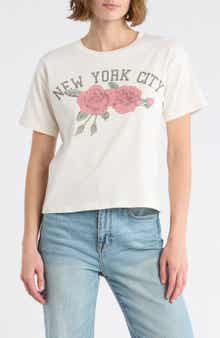 Philcos New York City Roses Graphic T-Shirt