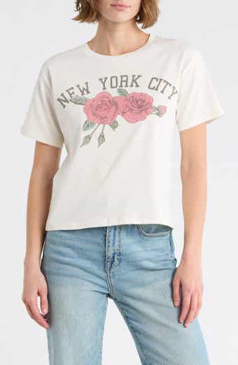 Philcos New York City Roses Graphic T-Shirt