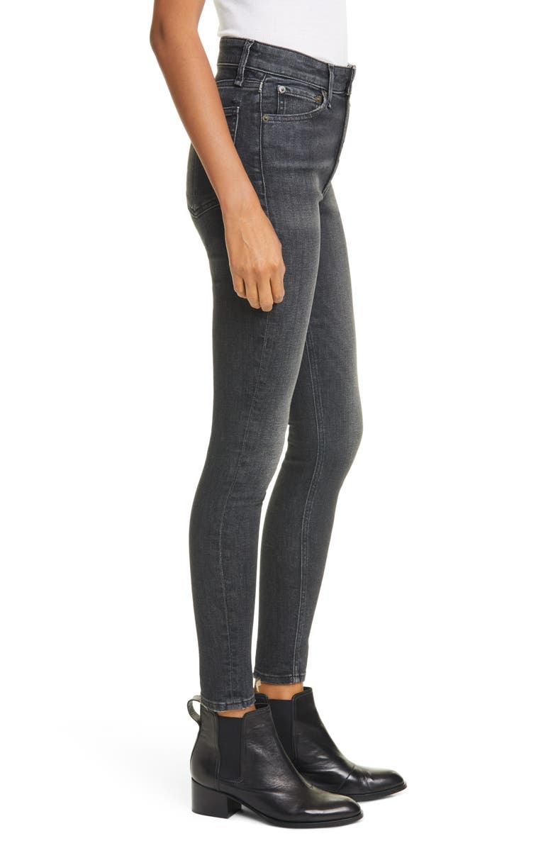 rag & bone Nina High Rise Ankle Skinny Jeans, Alternate, color,