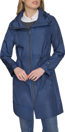 【Cole Haan】レインジャケット / Men's Hooded Rain Jacket Cole Haan Signature Men's Classic Hooded Rain Jacket, Tan