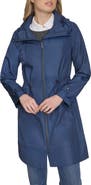 Cole Haan Signature Travel Packable Hooded Rain Jacket