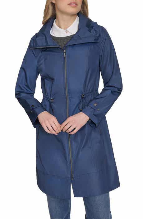 Cole Haan Signature Travel Packable Hooded Rain Jacket