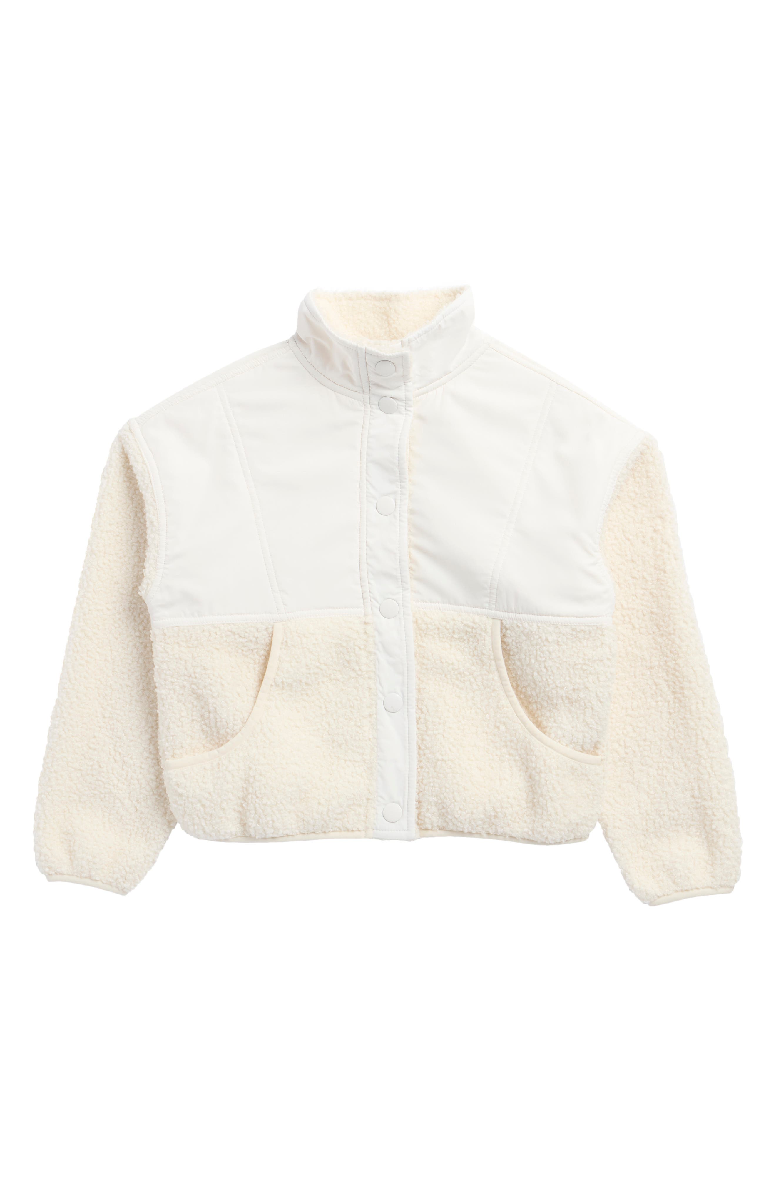 90 DEGREE BY REFLEX Kids' Mixed Media Jacket