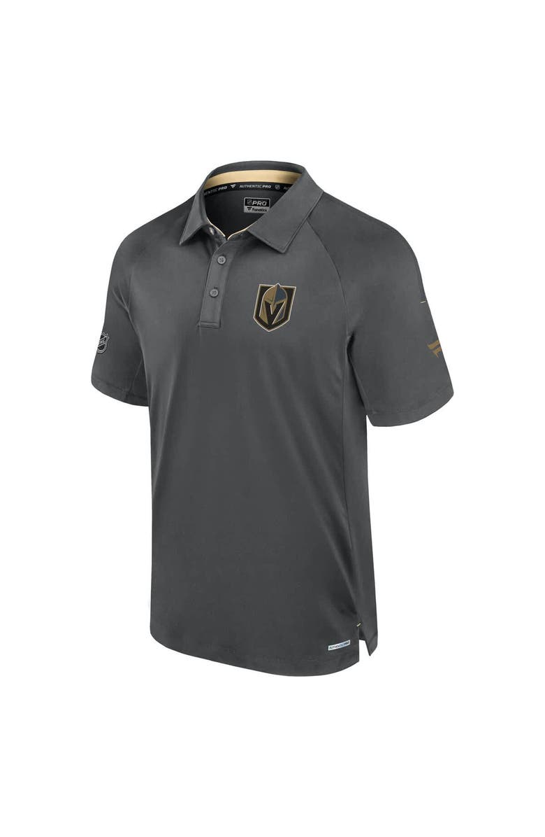 FANATICS Men's Fanatics  Gray Vegas Golden Knights Authentic Pro Rink Polo, Alternate, color, 