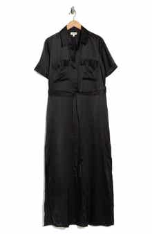 L'AGENCE Klement Silk Shirtdress