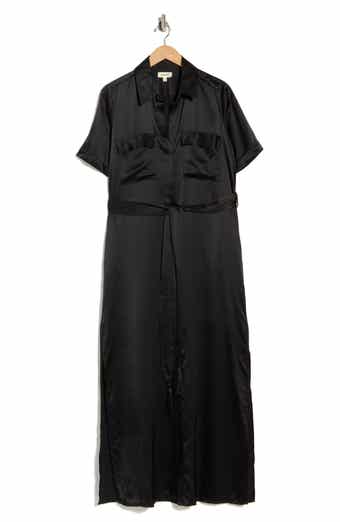 L'AGENCE Klement Silk Shirtdress