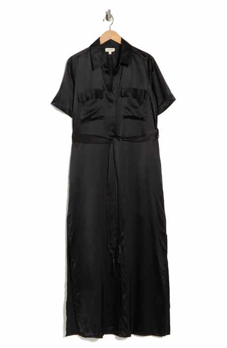 L'AGENCE Klement Silk Shirtdress