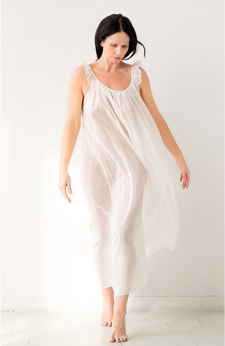 SALUA Betty Long Gown, Alternate, color, Pearl