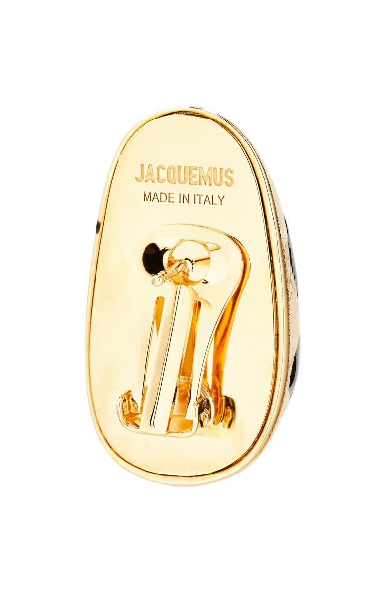 Jacquemus Les Boucles Curvo Earrings, Alternate, color, 