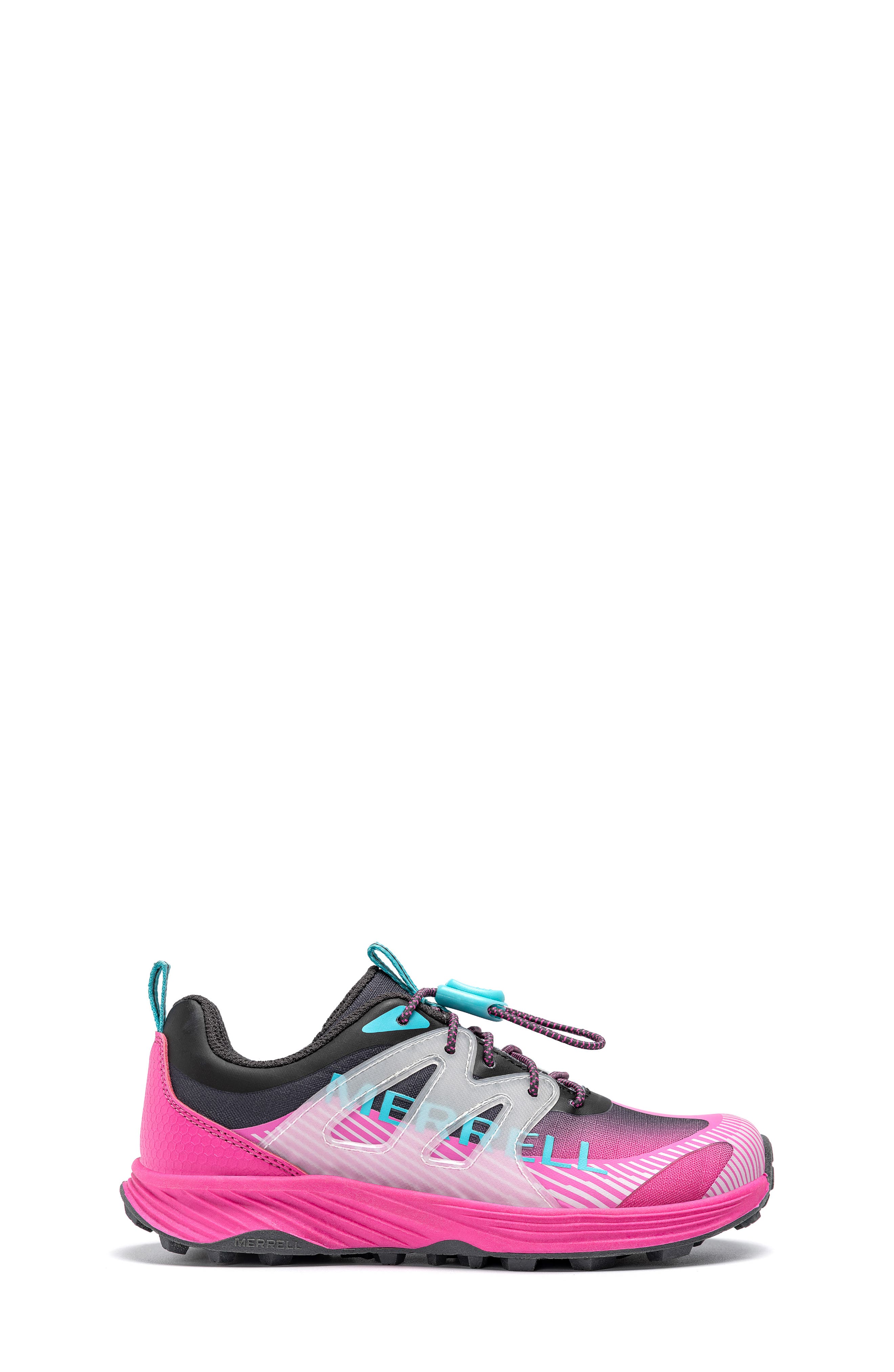 Kids' Agility Peak Trail Running Shoe, Alternate, color, CHARCOAL/PINK