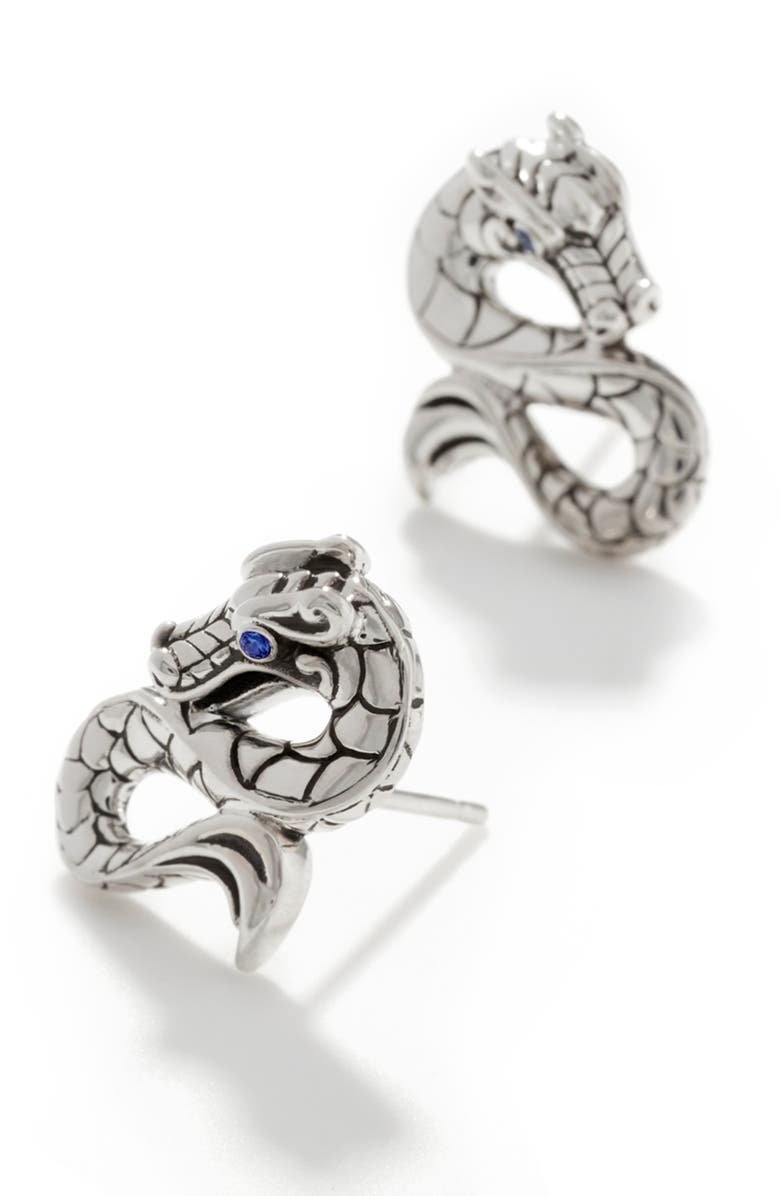 John Hardy Naga Stud Earrings, Alternate, color, 