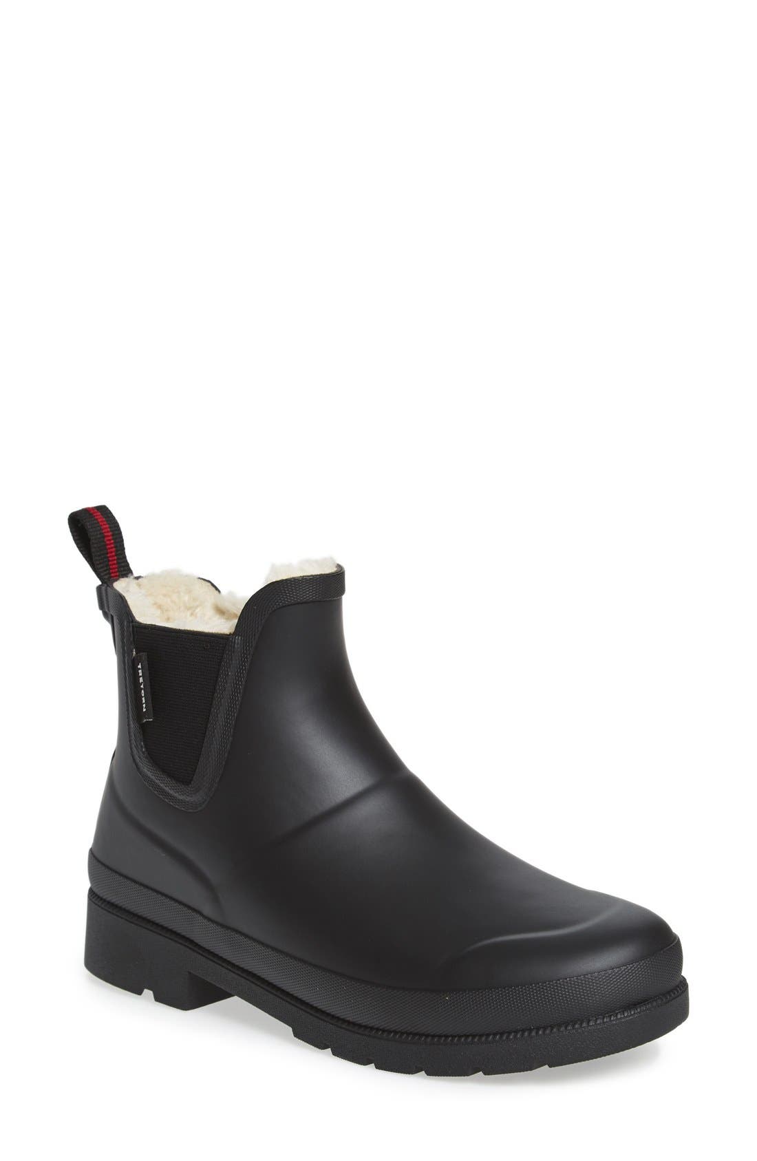 Chelsea Rain Boot, Main, color, BLACK