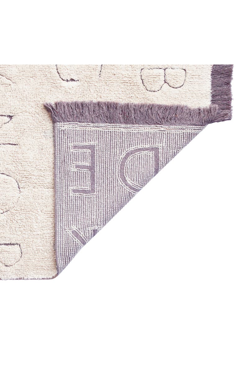 Lorena Canals RugCycled Washable Rug ABC, Alternate, color, Natural, Rugcycled Yarn