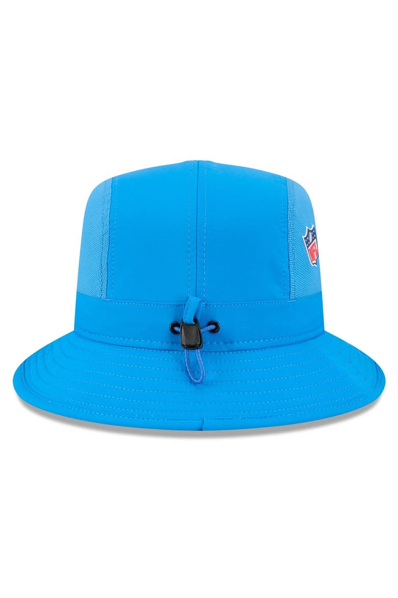 Men's New Era Blue Detroit Lions 2025 Sideline  Bucket Hat, Alternate, color, Blue