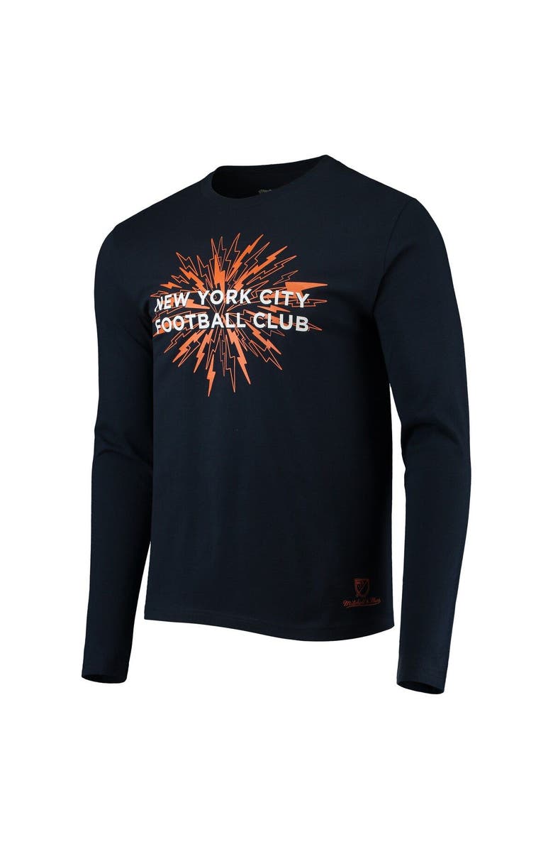 Mitchell & Ness Men's Mitchell & Ness Navy New York City FC For The City Long Sleeve T-Shirt, Alternate, color, Navy