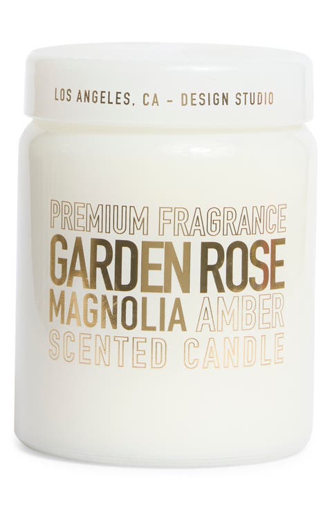 Garden Rose Magnolia & Amber Apothecary Large Jar Candle