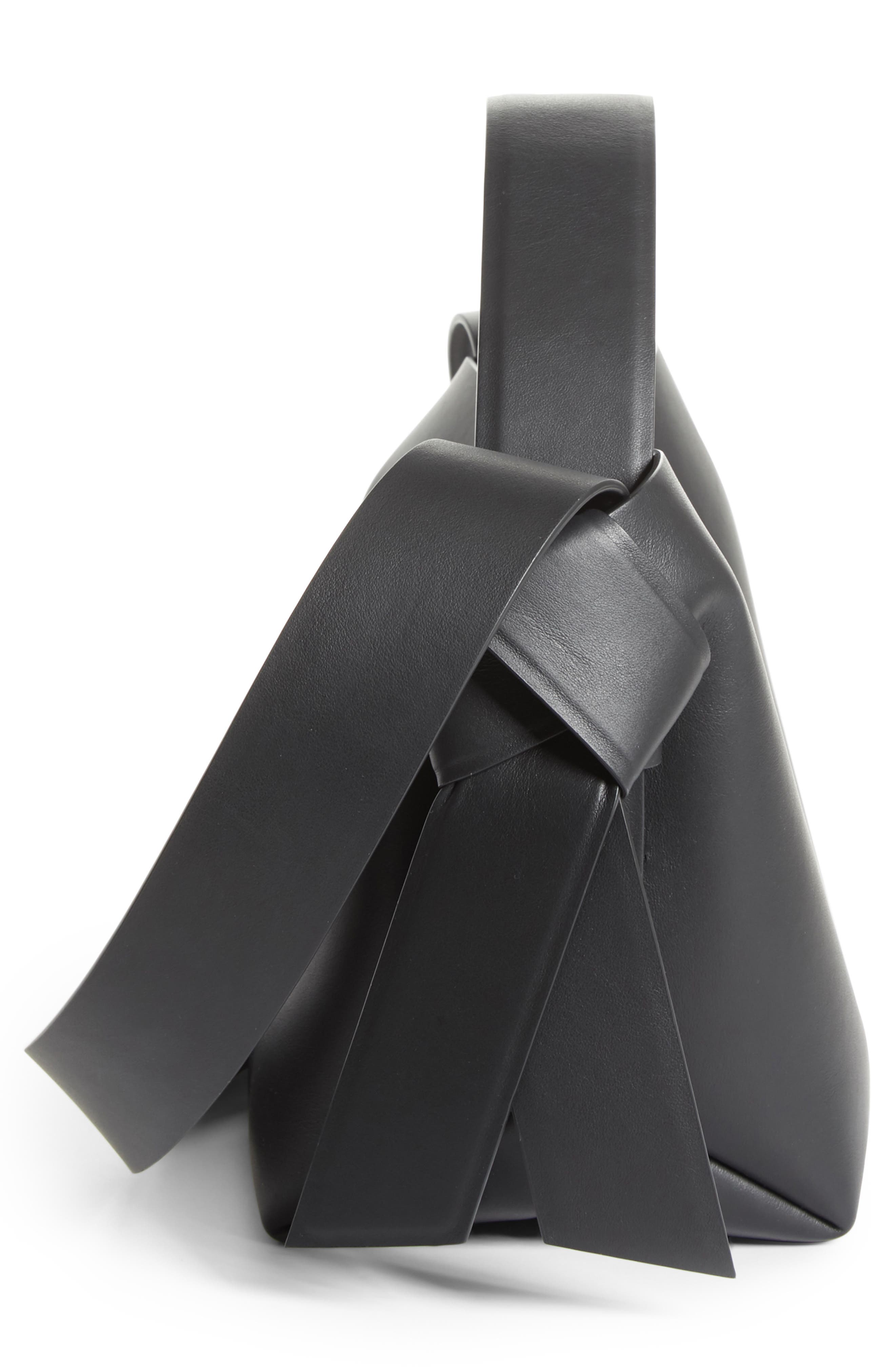 Acne Studios Mini Musubi Leather Top Handle Bag, Alternate, color, 