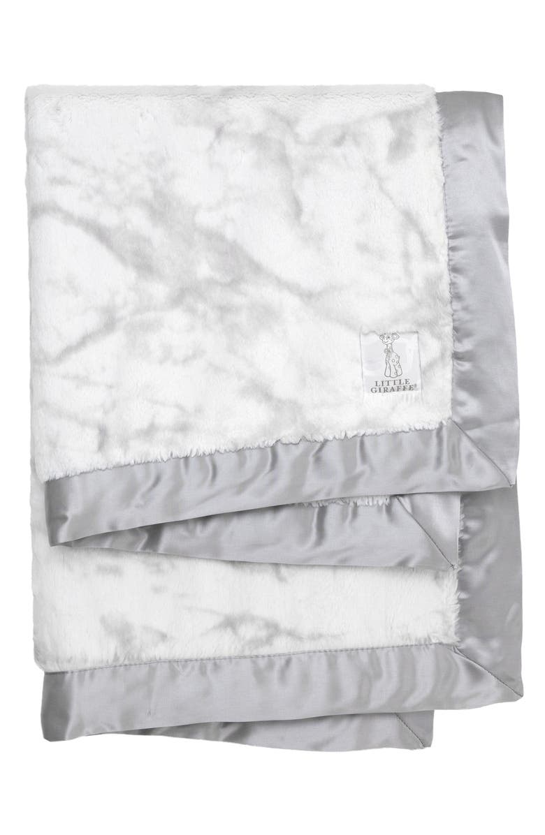 Little Giraffe Luxe<sup>™</sup> Marble Baby Blanket, Main, color, 