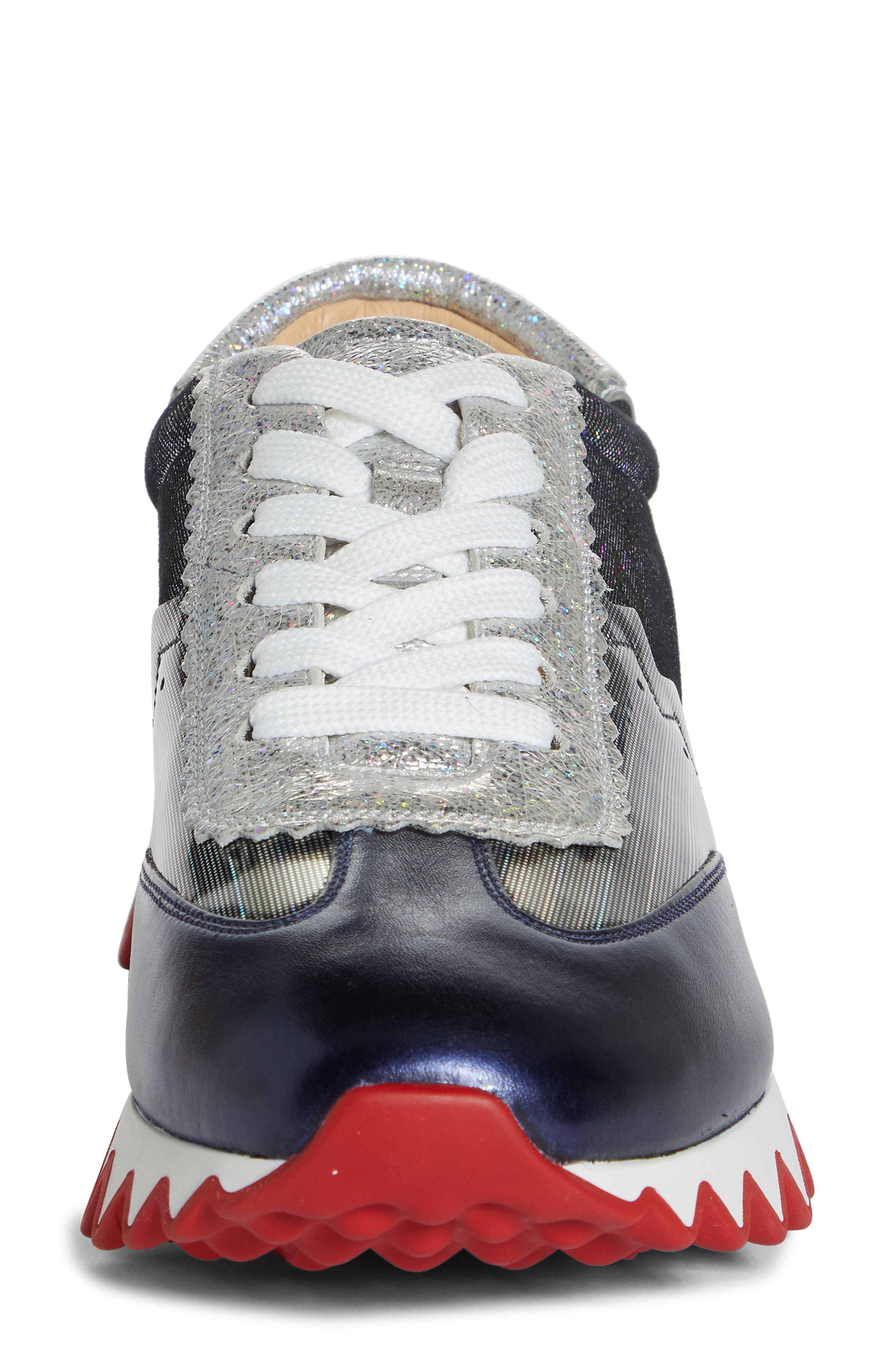 Loubishark Metallic Sneaker, Alternate, color, MULTI