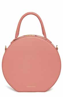 Mansur Gavriel Calfskin Leather Circle Crossbody Bag