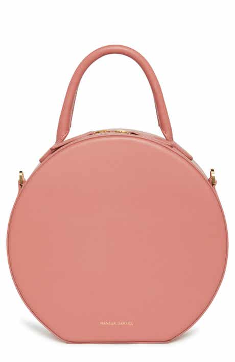 Mansur Gavriel Calfskin Leather Circle Crossbody Bag