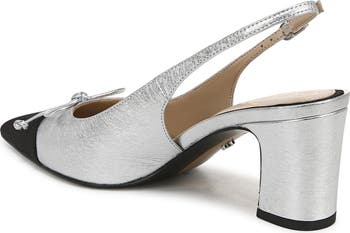 Willette Slingback Pointed Cap Toe Pump