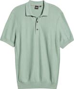 BOSS Daremo Cotton Blend Polo Sweater
