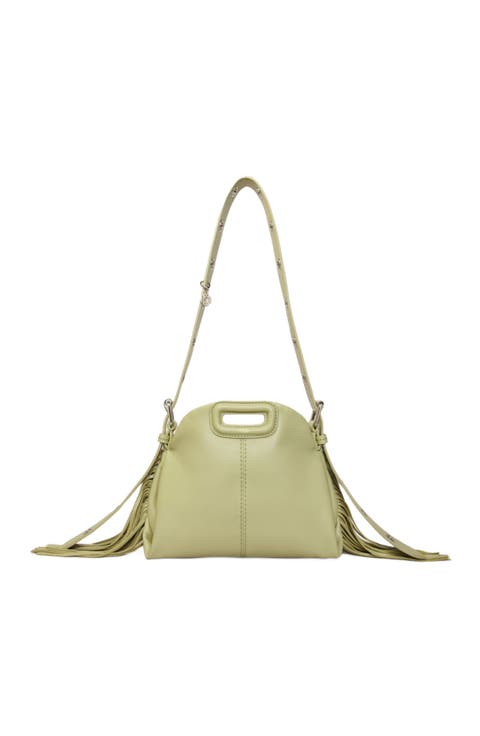 Plain leather mini Miss M bag