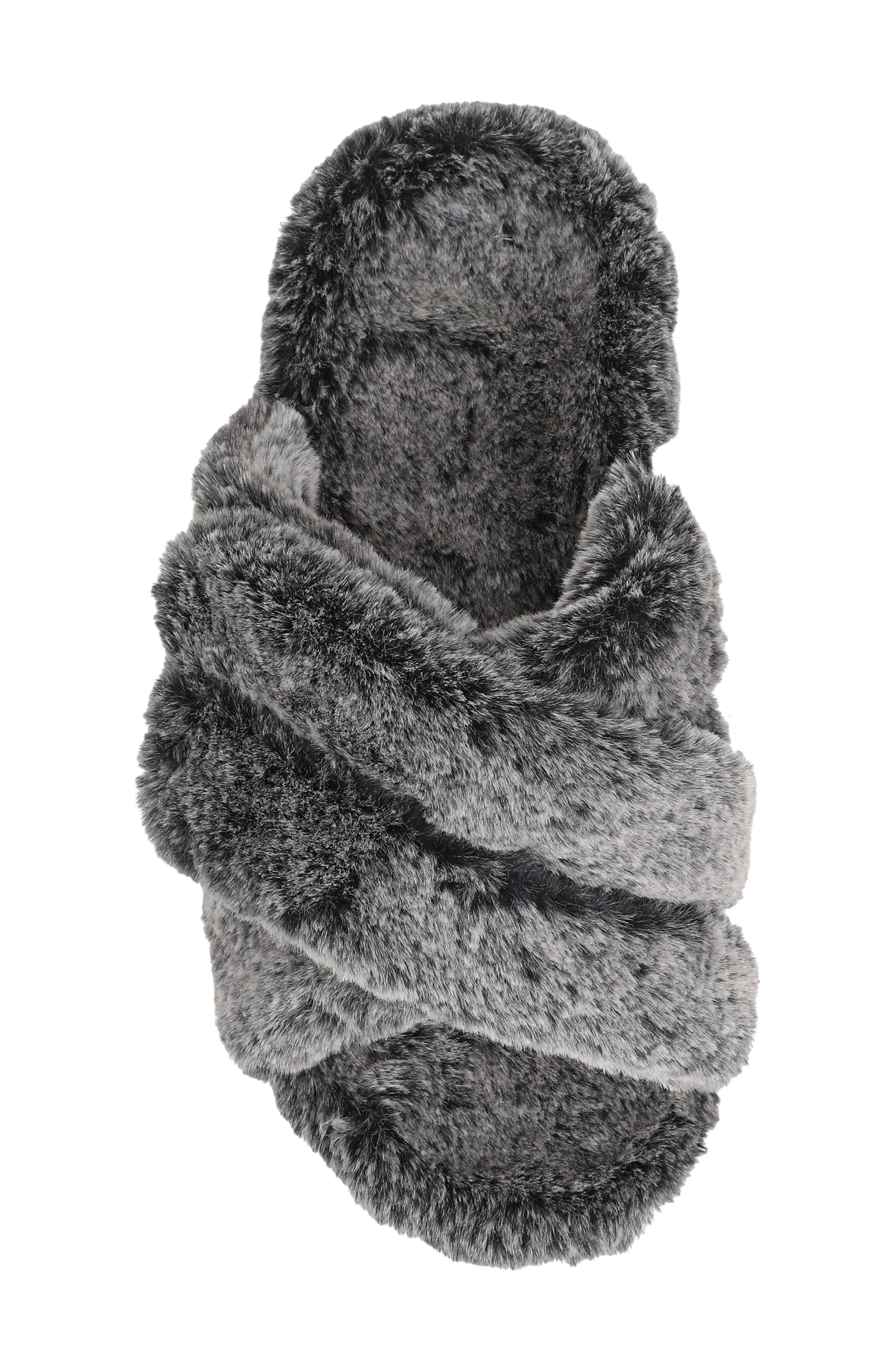Vionic Relax II Slide Slipper, Alternate, color, Dark Grey Faux